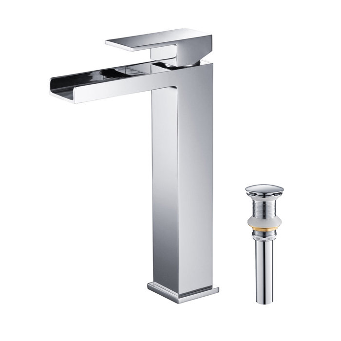 KIBI USA Waterfall Vessel Sink Bathroom Faucet & Reviews Wayfair